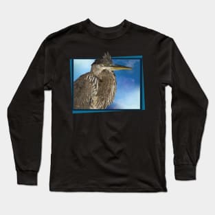 Blue heron Long Sleeve T-Shirt